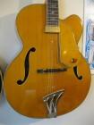 RSS19: NOW SOLD! - ARCHTOP JAZZ ELECTRIC - WASHBURN J-10 ORLEANS 1997 SPRUCE/ FLAMED SYCAMORE 17" DEEP-BODIED SINGLE P/UP RARE/ LIMITED PRODUCTION GUITAR! - VTG1547.